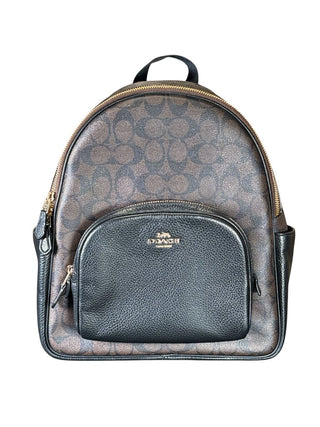 Leather Monogram Backpack