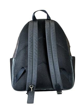 Leather Monogram Backpack
