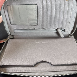 Leather Zip Around