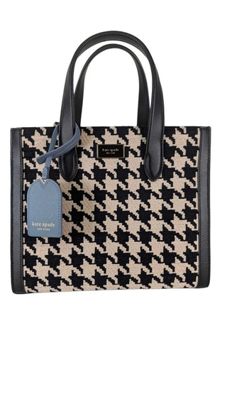 Houndstooth Tweed Tote