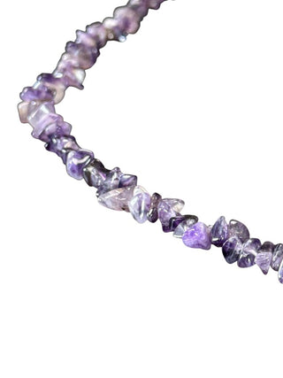 Amethyst Chip Bead Necklace