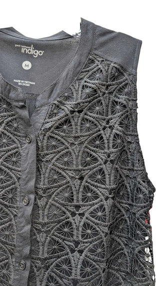 embroidered Sleeveless