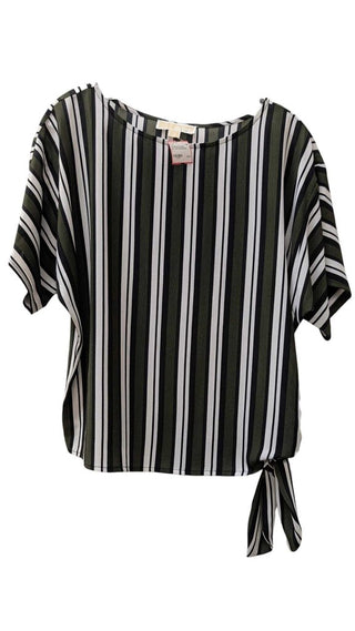 Striped short sleeve