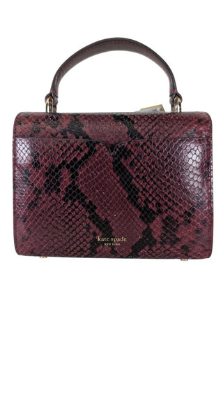 AS IS Nicola Snakeskin Twist lock Handbag