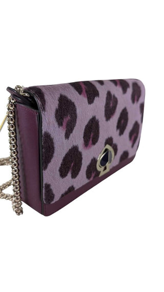 Nicola Haircalf Spotted Twistlock Small Crossbody