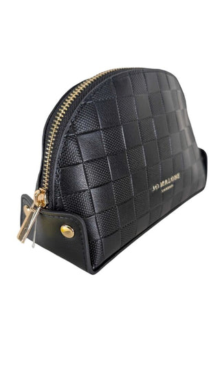 Checkerboard Pattern Cosmetics Bag