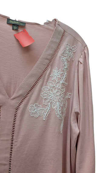 embroidered long sleeve