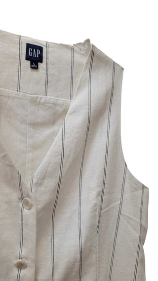 striped sleeveless