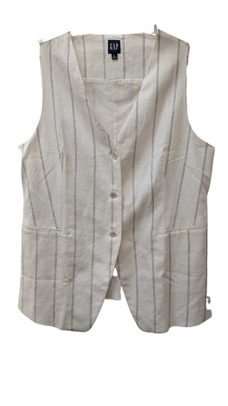 striped sleeveless