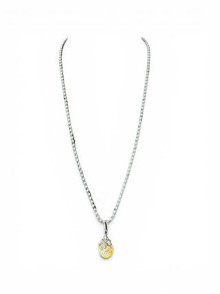 Sterling Bead Pendant on Chain