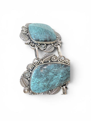 Sterling Turquoise Toggle Bracelet