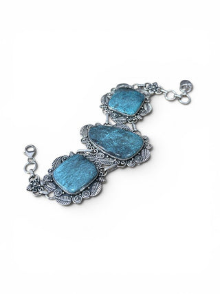 Sterling Turquoise Toggle Bracelet