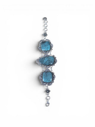 Sterling Turquoise Toggle Bracelet