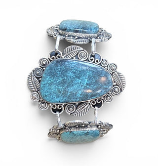 Sterling Turquoise Toggle Bracelet