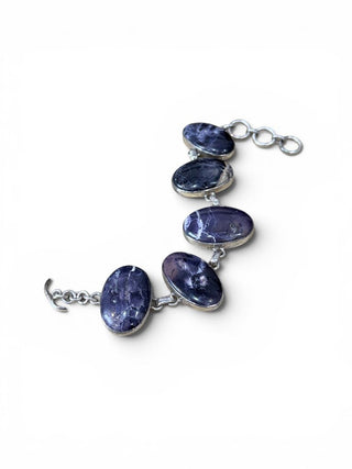 Sterling Stone Toggle Bracelet
