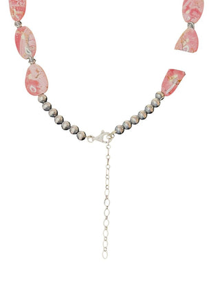 Sterling Rhodochrosite Necklace