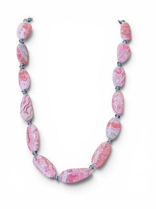 Sterling Rhodochrosite Necklace