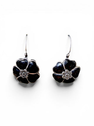 Sterling Flower Earrings