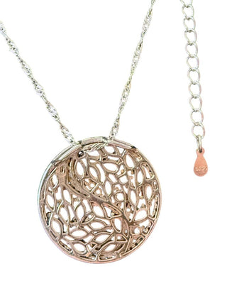 Sterling Stone Yin Yang Pendant Necklace