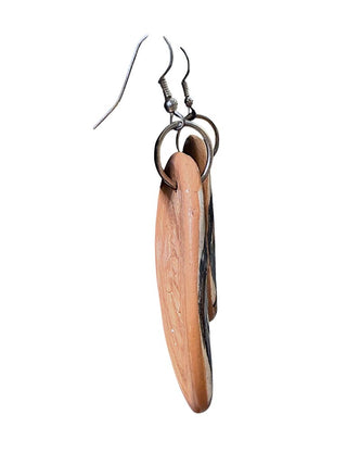 Hand Painted Pottery Earrings