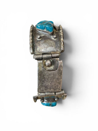 Vintage Sterling Turquoise Watch Band
