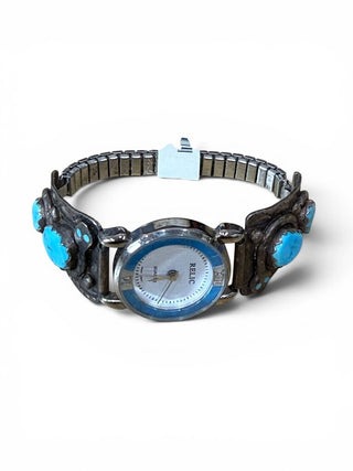Vintage Sterling Zuni Watch Band