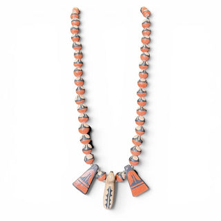 Vintage Native American Pottery Necklace