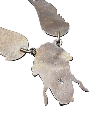 Sterling Pink Conch Necklace