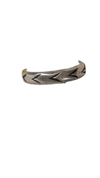 SS Etched Band Ring