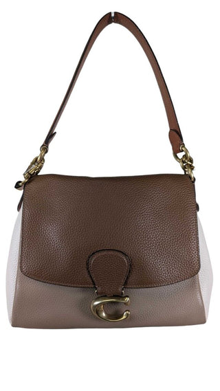 May Colorblock Shoulder Bag C Clasp
