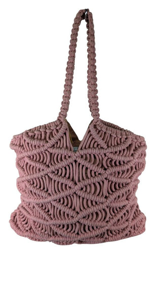 Roped Shoulder Tote Bag