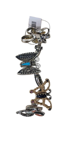 SS Stone Butterfly Cuff