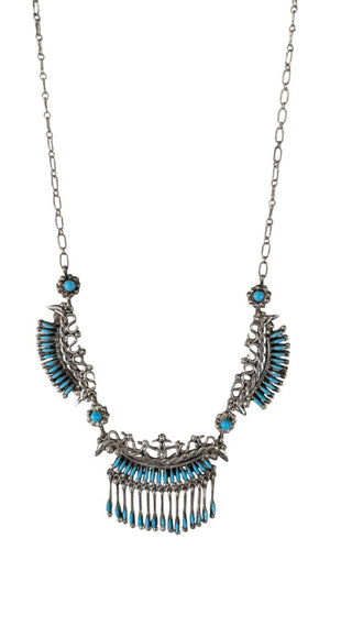 SS Sleeping Beauty Zuni Necklace