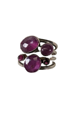 SS Stone Cluster Ring