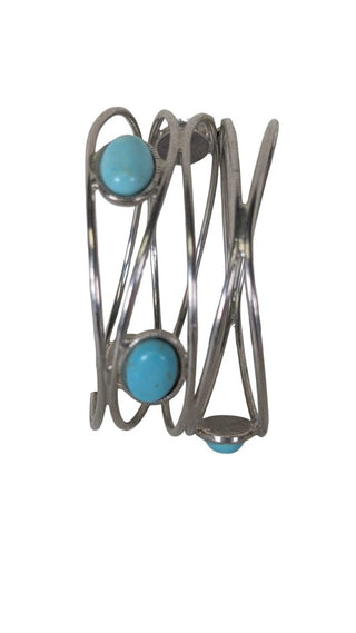 Not Sterling Stone Multi Bangle Cuff