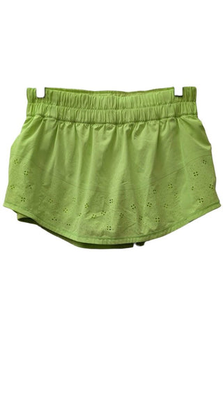 Perforated Detail Skirt Skort