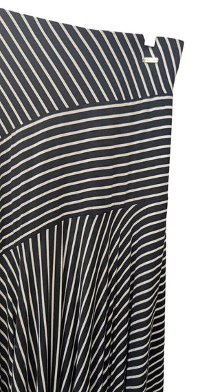 Striped Flare Midi