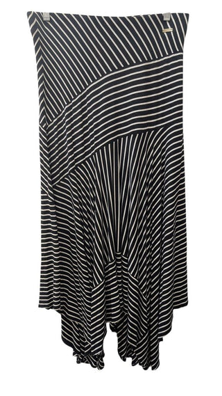 Striped Flare Midi