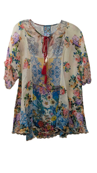 NWT Embroidered Blouse