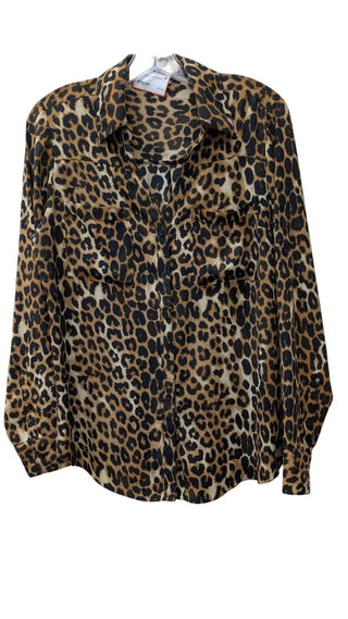 Leopard Button Up