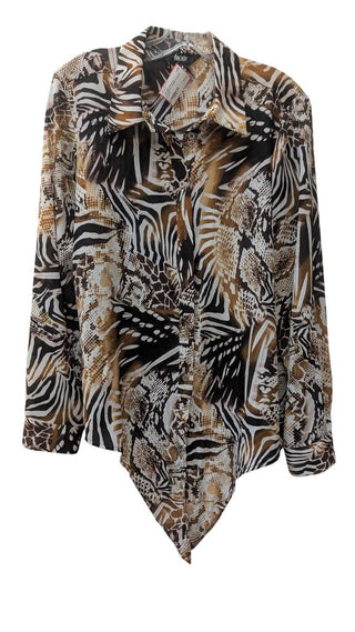Leopard Front Tie