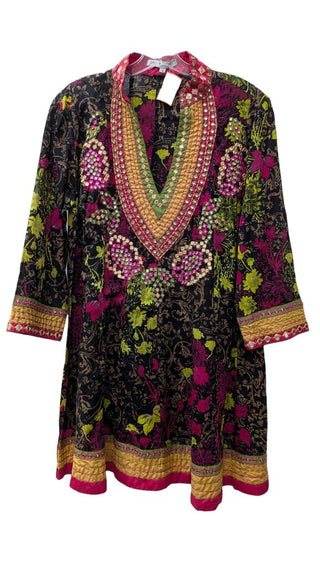 Long Sleeve Embroidered Blouse