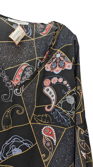 Print Long Sleeve Blouse