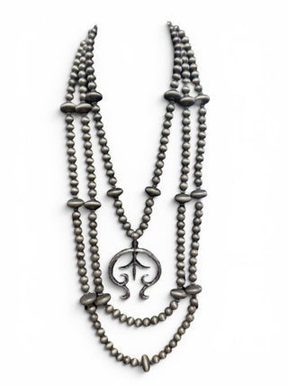 Faux Multi Strand Naja Necklace