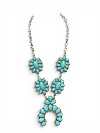 Fashion Squash Blossom Necklace