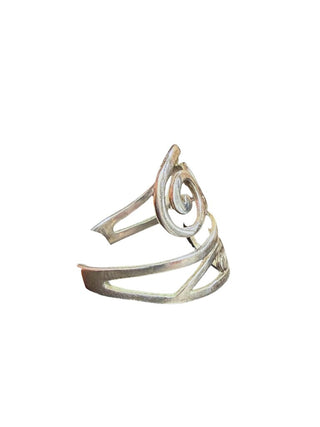 Sterling Ornate Adjustable Ring
