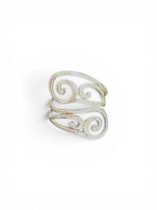Sterling Ornate Adjustable Ring