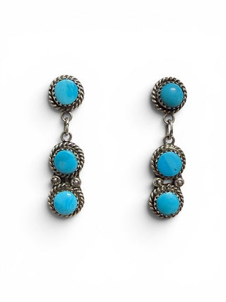 Sterling Turquoise Earrings