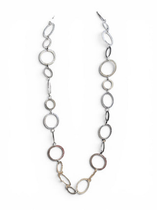Sterling Disc Necklace