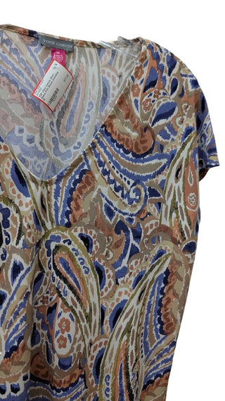 Short Sleeve Print Blouse